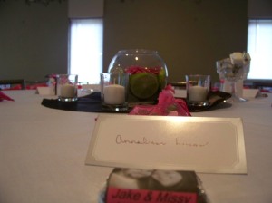 Place setting for Annaliese
