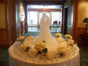 Champagne Fountain with Ice Sculpture