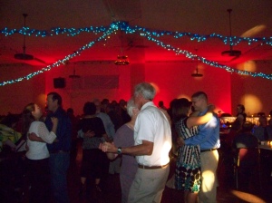 Nighttime dance floor